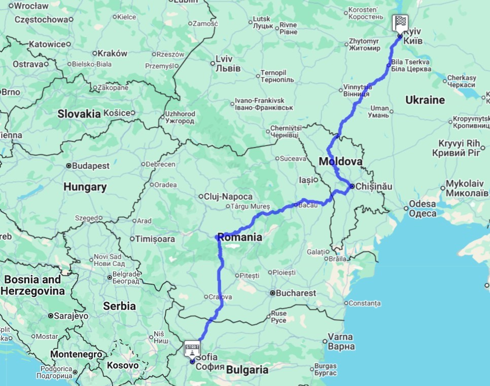 Mission Without Borders' 2026 Winter Walk Challenge Virtual Route