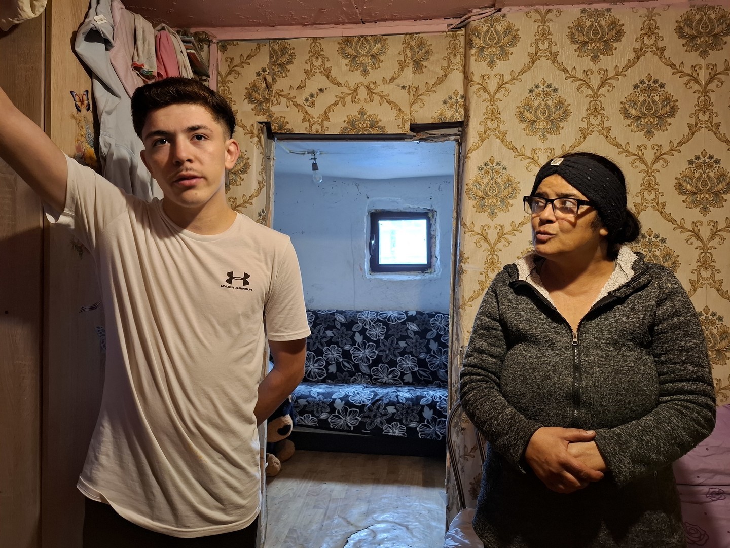 A boy and his mother