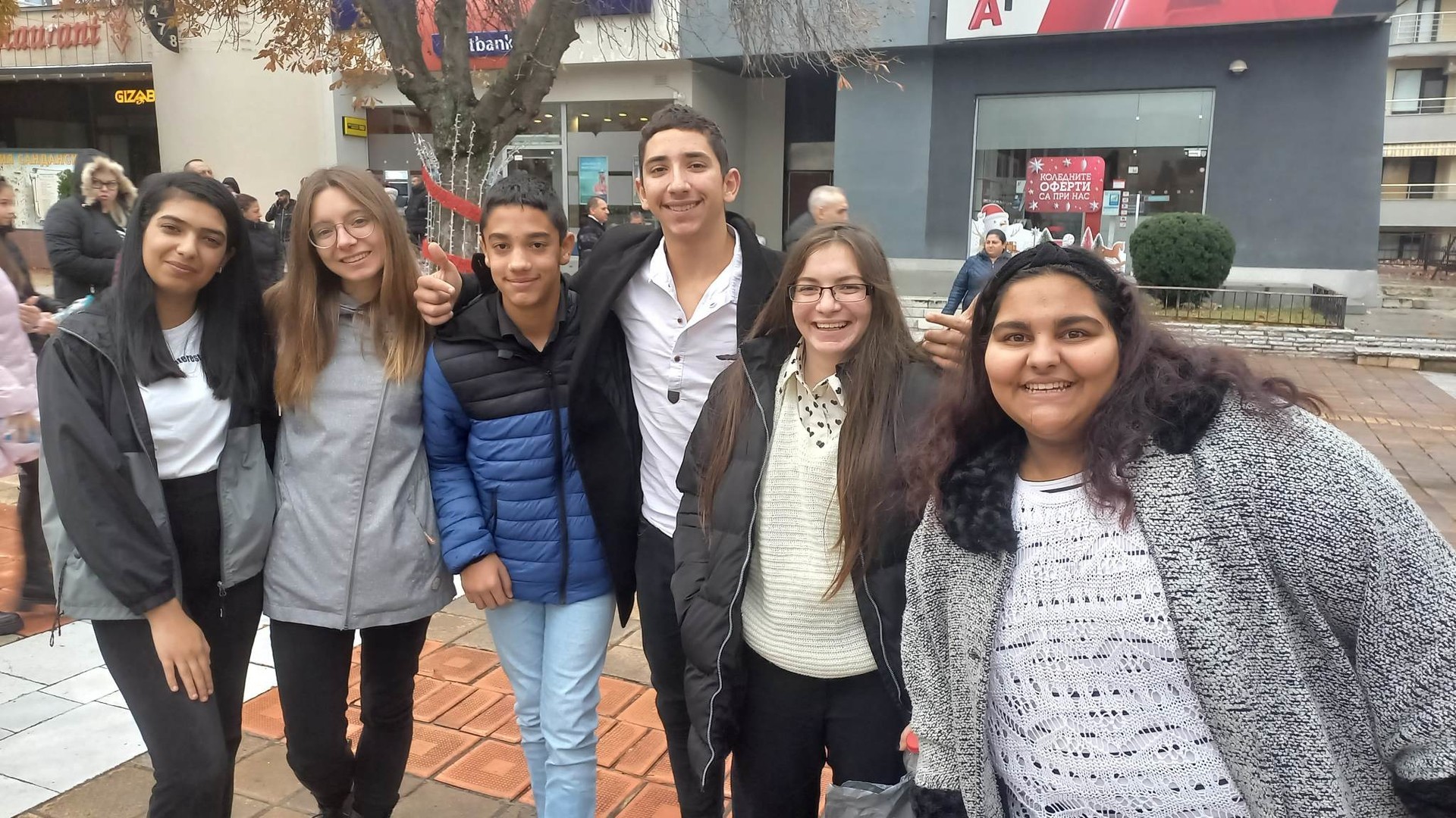 Youth from the church