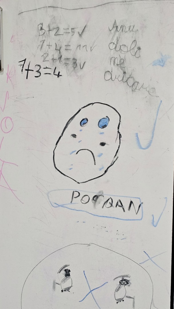 Arlina' sad drawing